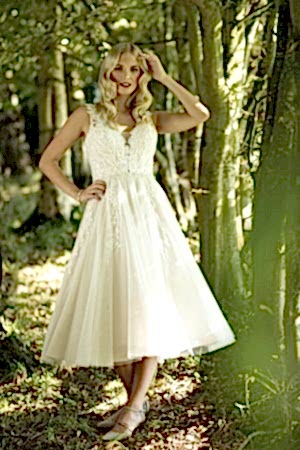 Tealength Wedding Dress