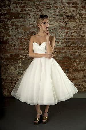 Tealength Wedding Dress
