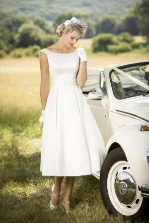 Tealength Wedding Dress