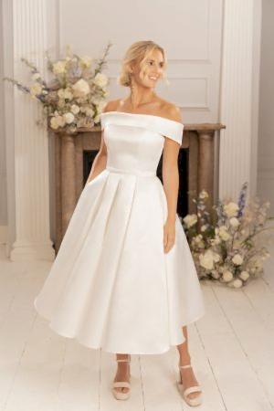 Tealength Wedding Dress