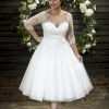 Tealength Wedding Dress